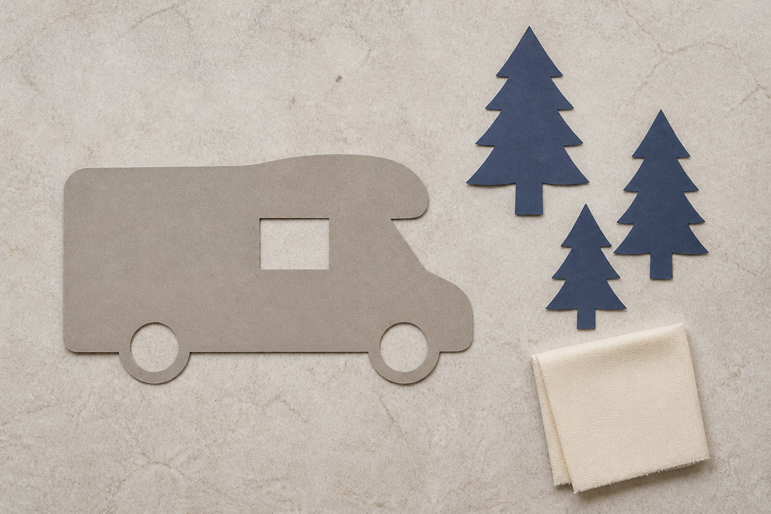 Illustrative Darstellung zum Ratgeberthema Wohnmobil versichern: Nutzung und Fahrzeugwert erfassen